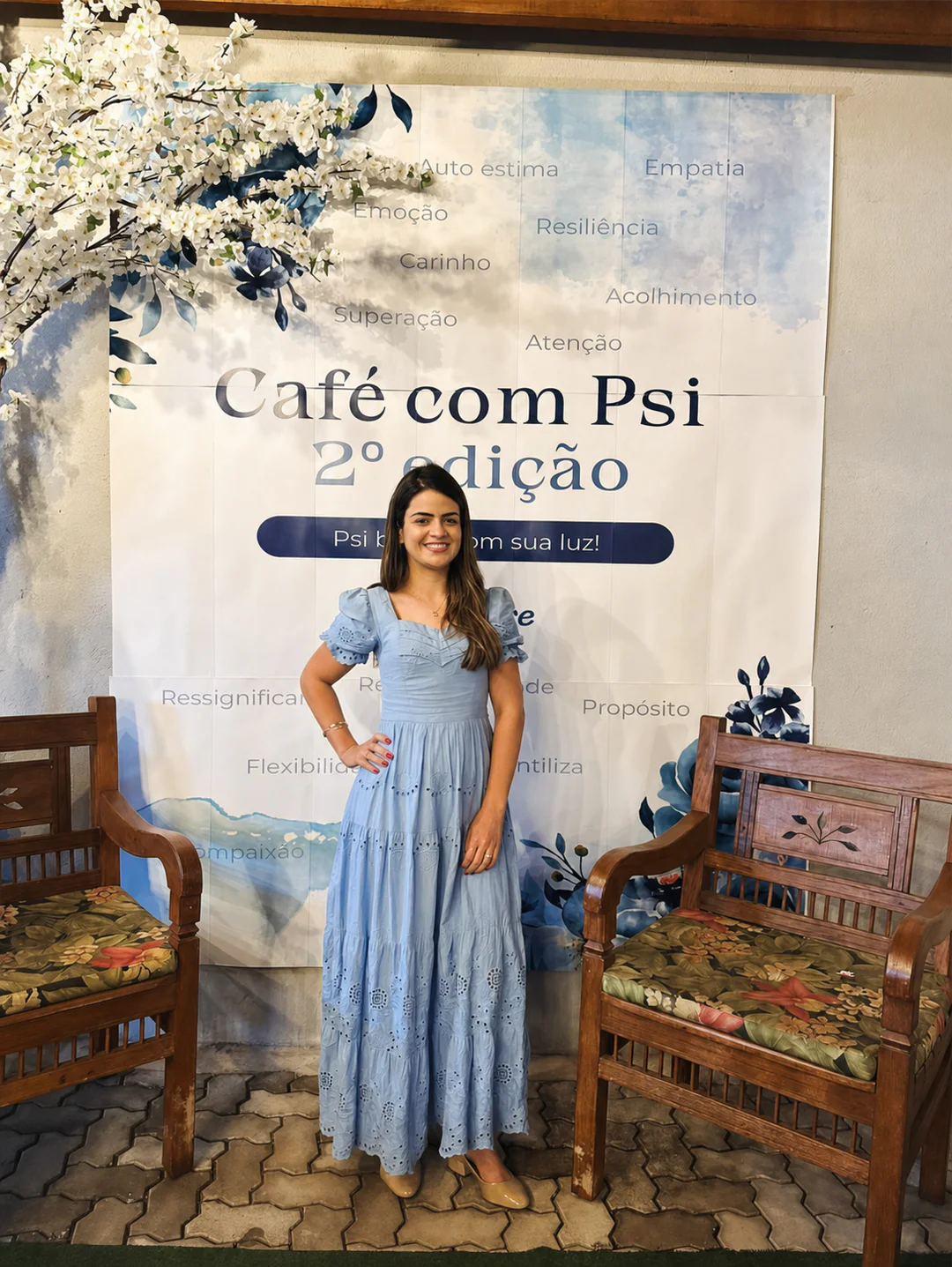 Adélia Monteiro em evento dedicado à psicologia